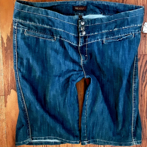 Lee Denim Bermuda Shorts Size 20W NWT - Picture 2 of 11